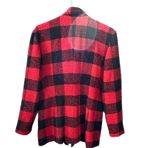 Vintage Laundry size Large Buffalo plaid coat. - Picture 3 of 6